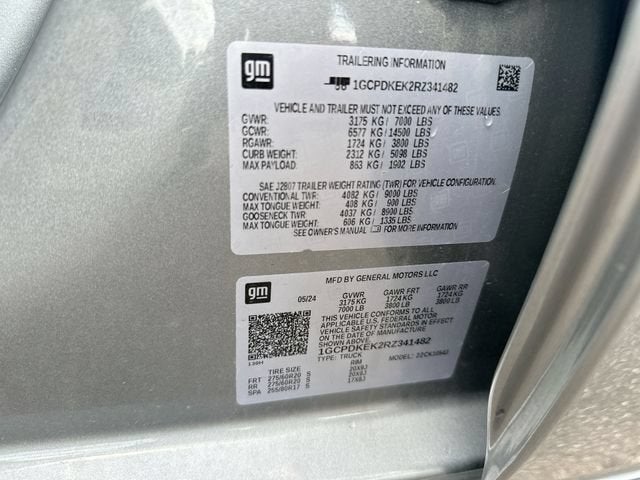 2024 Chevrolet Silverado 1500 LT (2FL)