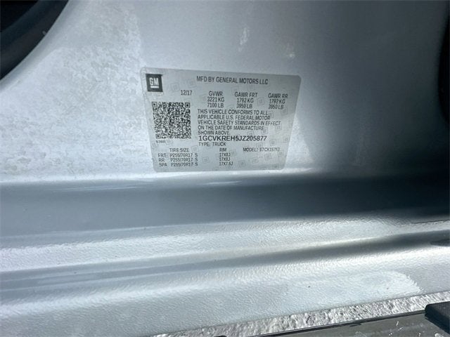 2018 Chevrolet Silverado 1500 LT