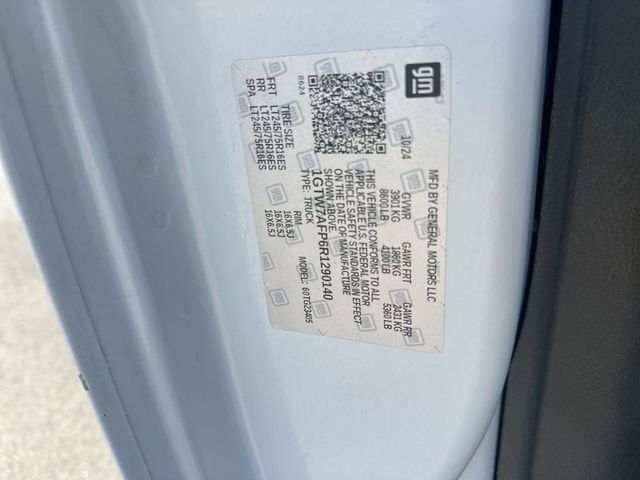 2024 GMC Savana Cargo 2500 Work Van